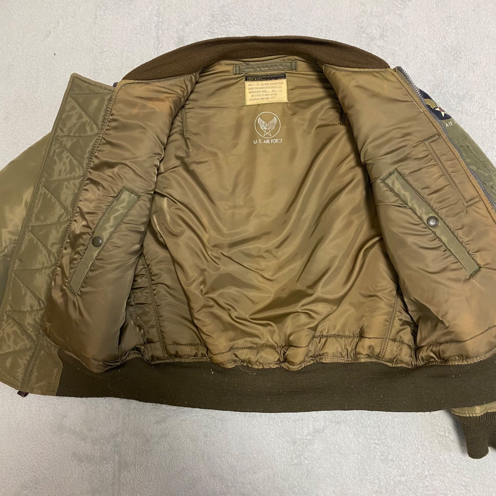美品バズリクソンズ　B15 B-15　フライトジャケット　東洋エンタープライズ 美品【BUZZ RICKSON'S】バズリクソンズ B15 B-15 フライト