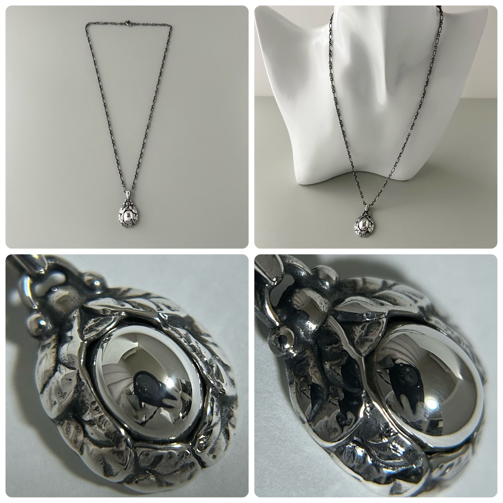 ジョージジェンセン ネックレス ペンダント 1997 AG925 Vintage Georg