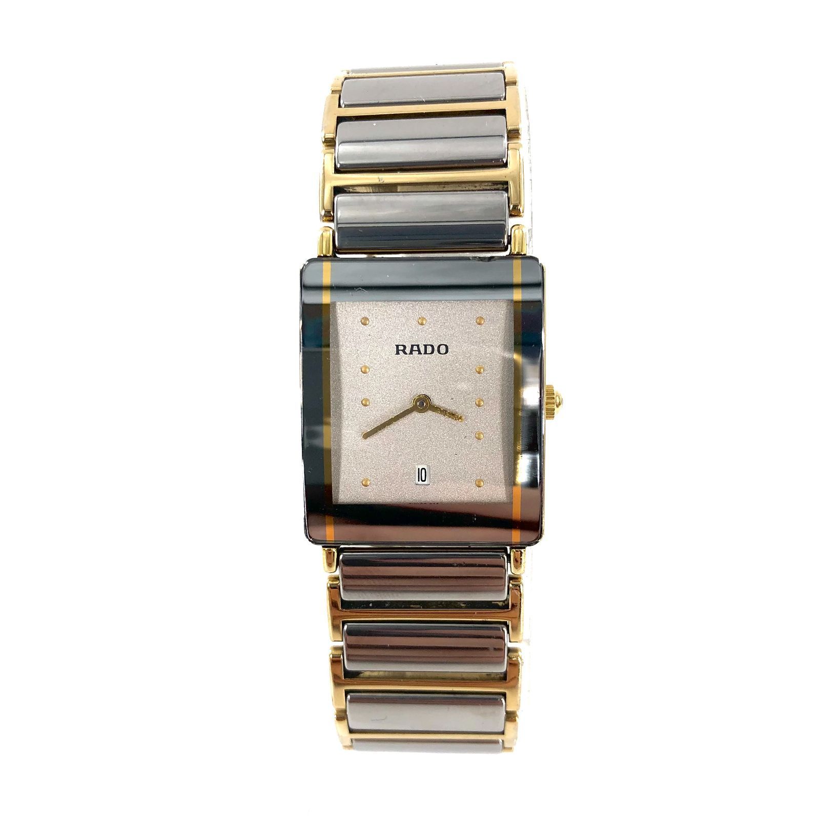 RADO ラドー DiaStar ダイヤスター 160.0381.3 QZ/SS ホワイト文字盤