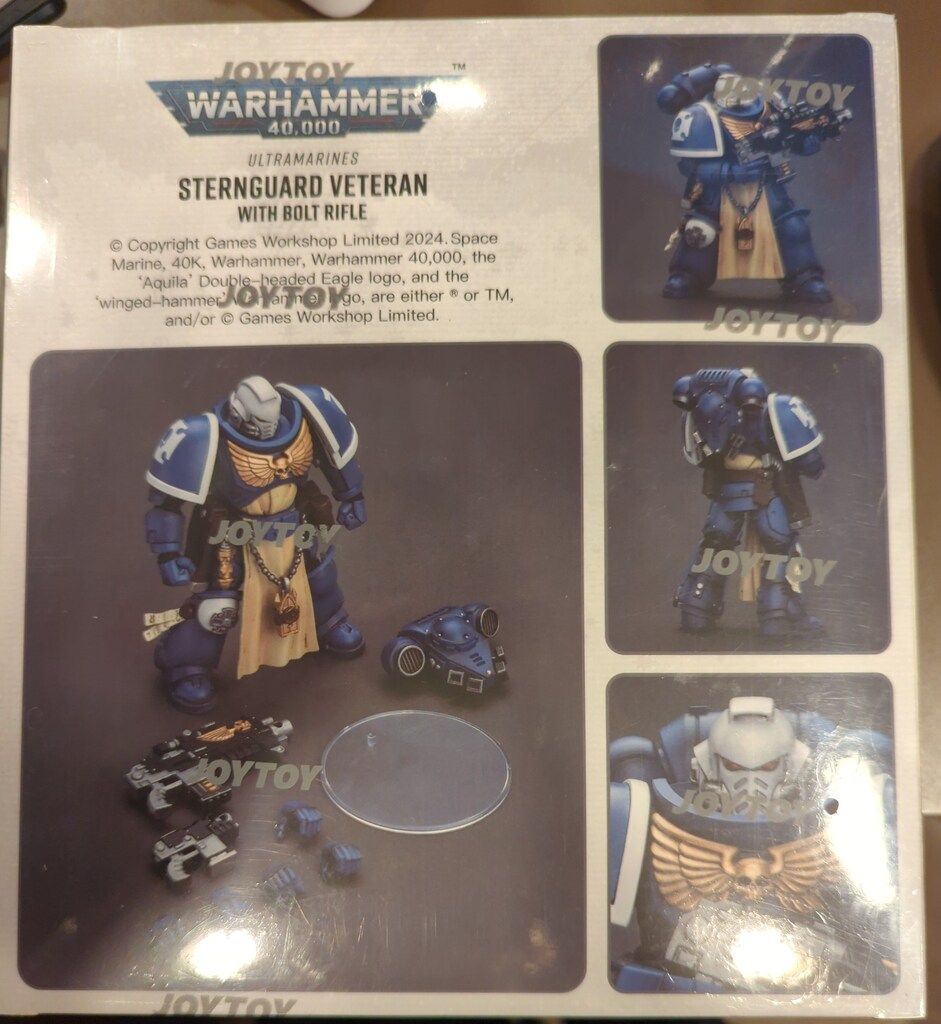 Figurine JoyToy Ultramarines – Sternguard Veteran With Bolt Rifle, 1/18