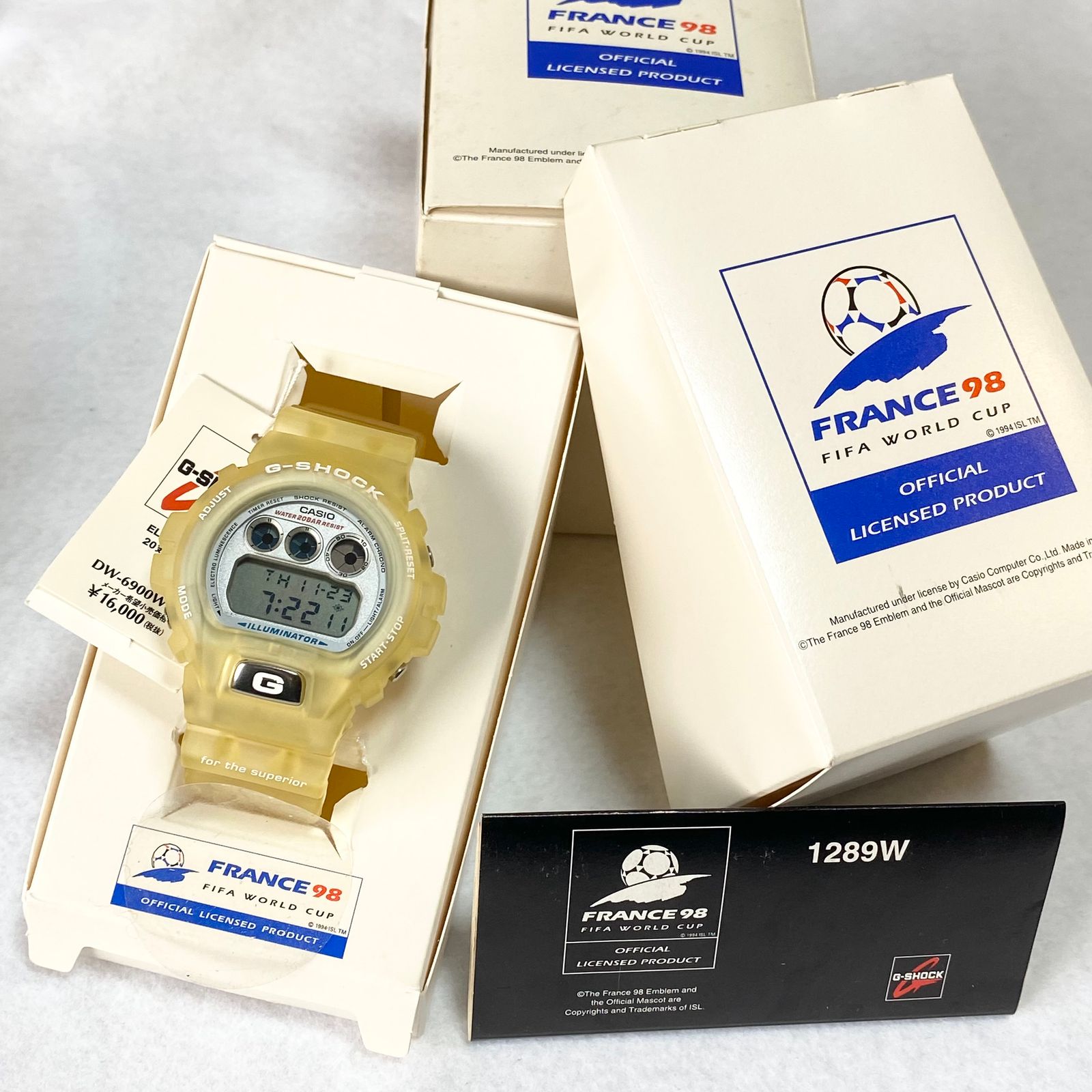 CASIO カシオ G-SHOCK Gショック フランス 98年 FIFA ワールド