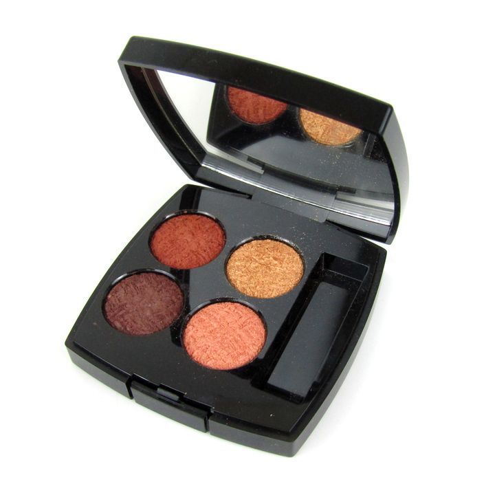 美品 ☆ CHANEL レキャトルオンブル ツイード 04 アイシャドウ