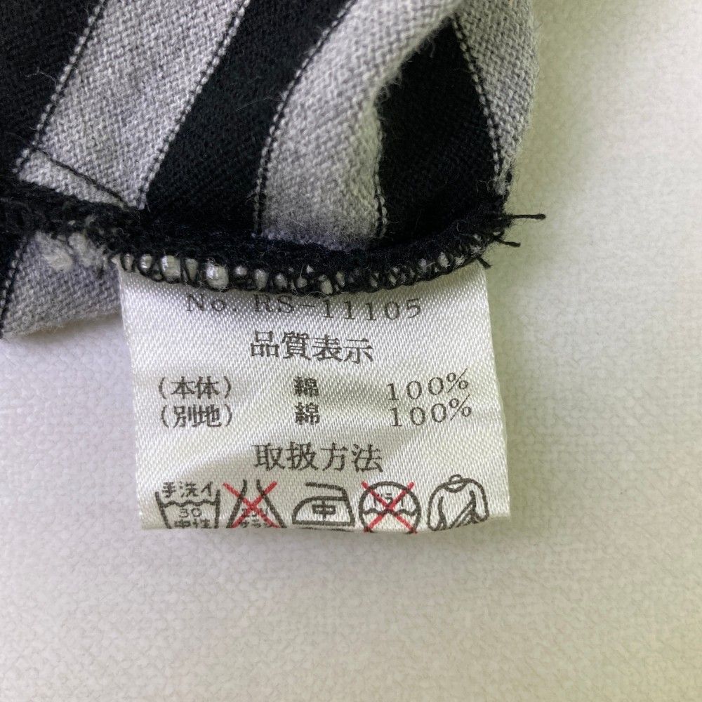 サイズ：M RUSSELUNO ラッセルノ  襟付 半袖Tシャツ ボーダー柄 ブラック系 [240101453450] ゴルフウェア メンズ ストスト RUSSELUNO ラッセルノ 襟付 半袖Tシャツ ボーダー柄 ブラック系