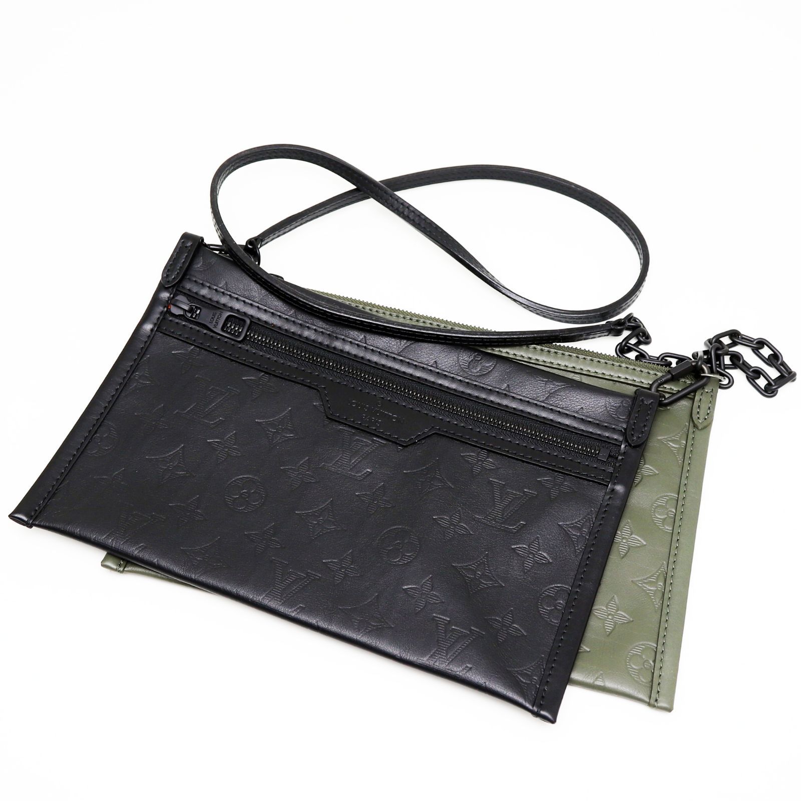 ルイヴィトン モノグラム シャドウ フラット メッセンジャー