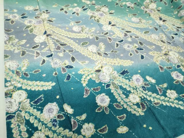 平和屋着物○訪問着 絞り 辻が花 暈し染め 正絹 逸品 DAAS3824ps