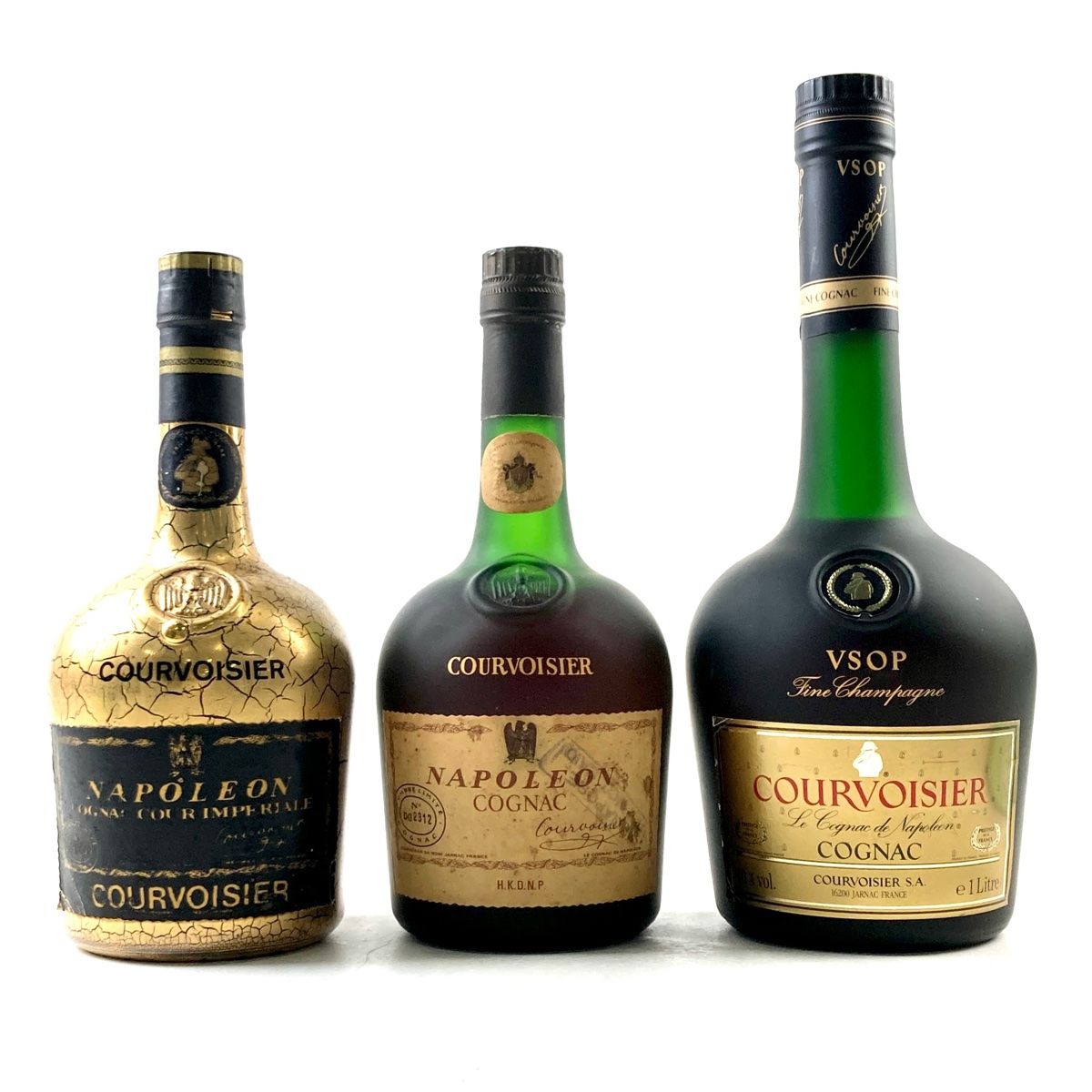 3本 クルボアジェ Courvoisier ナポレオン クールインペリアルゴールド 旧 VSOP コニャック 700ml ブランデー セット 【古酒】  - メルカリ