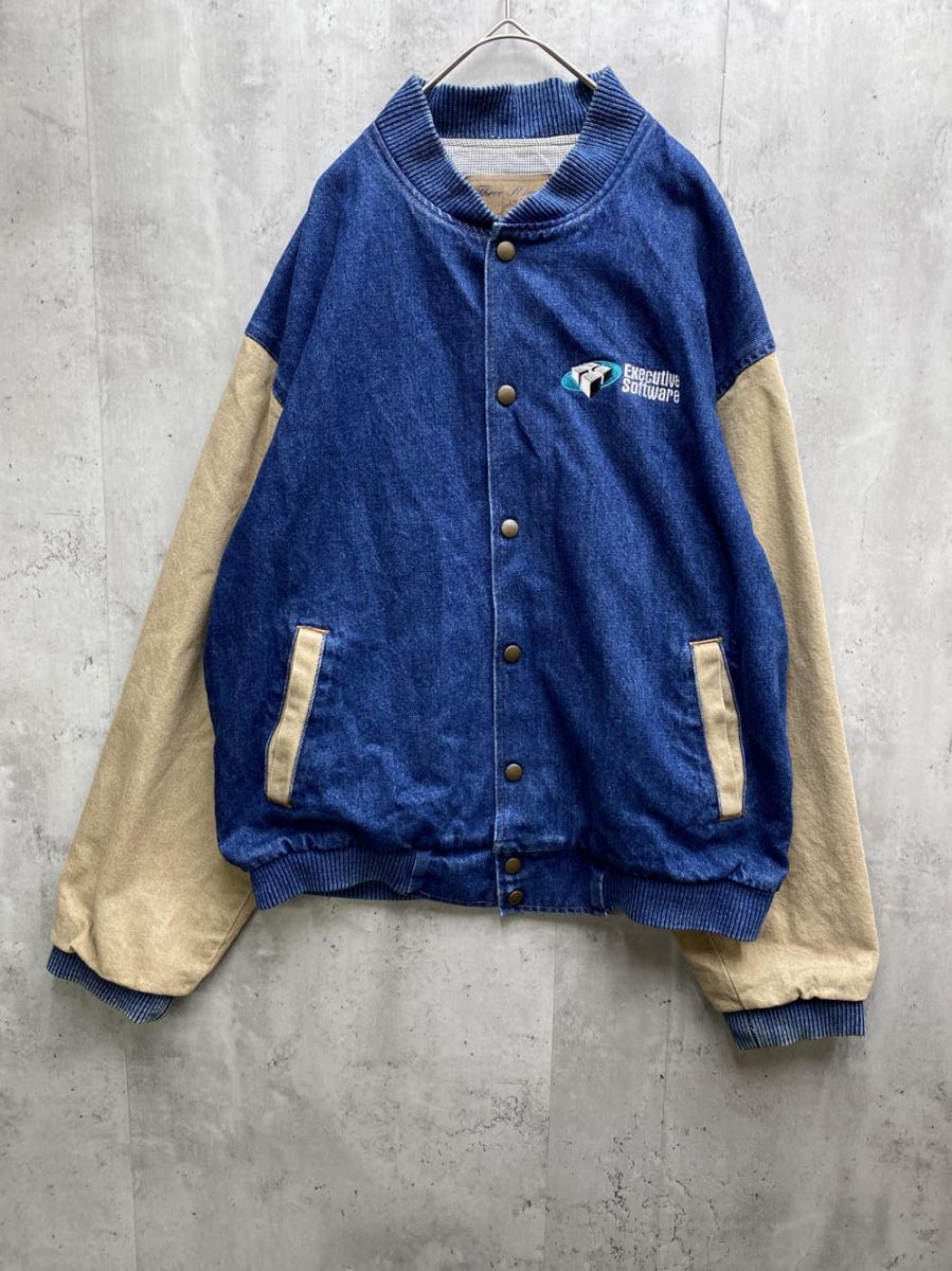 Three Rivers スリーリバーズ デニム ジャケット sizeS/青