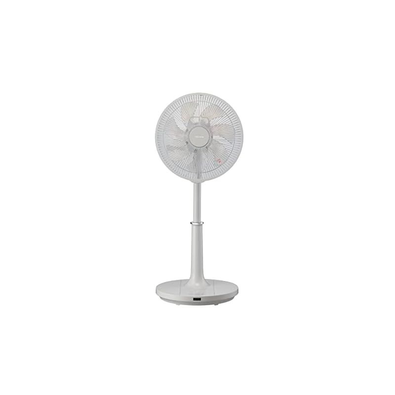 TOSHIBA 東芝 リビング扇風機 TF-30AL26 7枚羽根 風量3段階 リモコン付 ホコリ防止加工 ACモーター 切タイマー ライトグレー 1