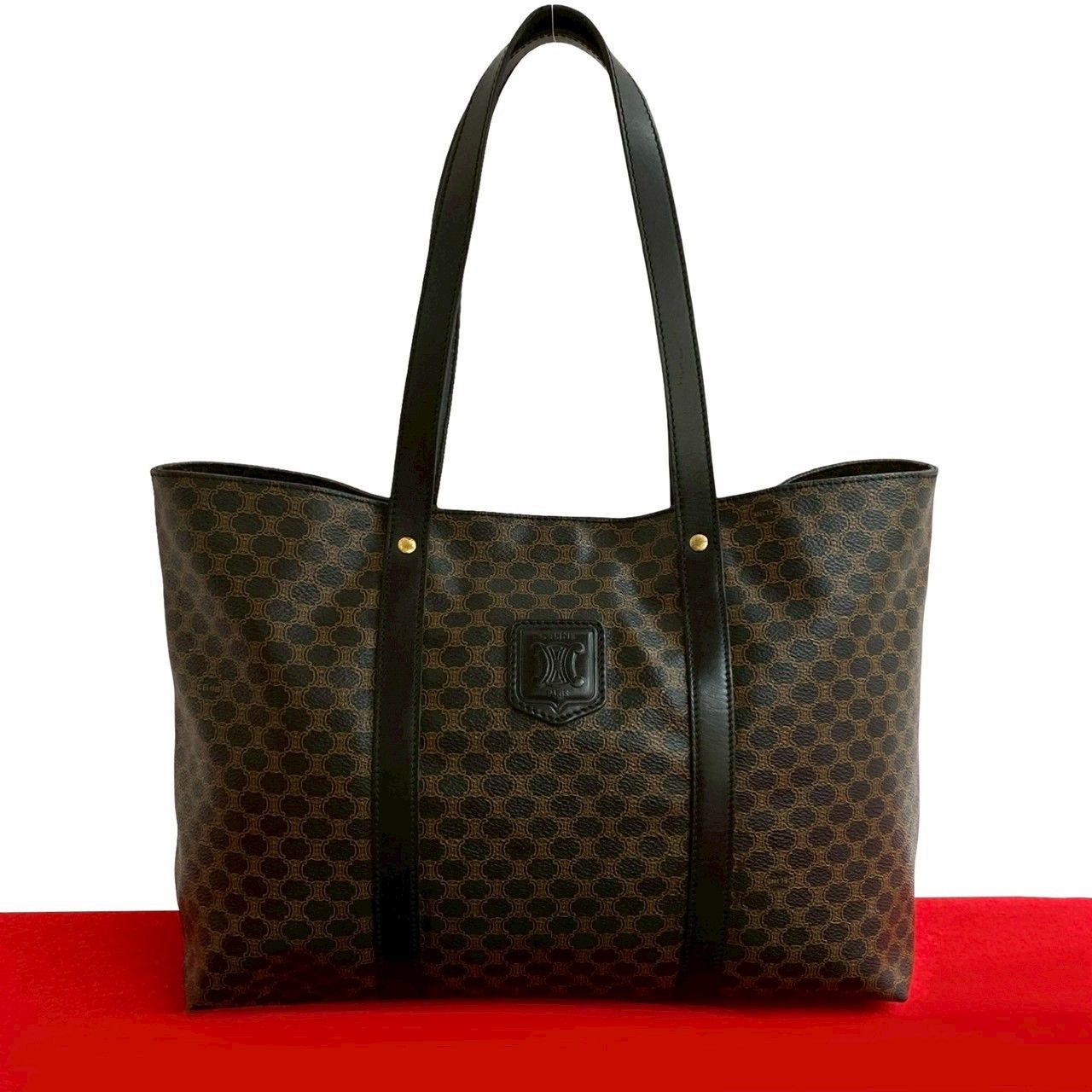 極 美品 CELINE セリーヌ ヴィンテージ マカダム ブラゾン 柄 極 美品 CELINE セリーヌ ヴィンテージ マカダム ブラゾン 柄