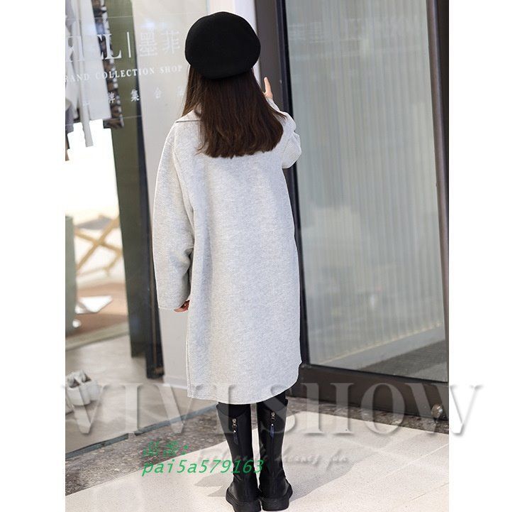 子供服女児用コート 秋物ウールコート