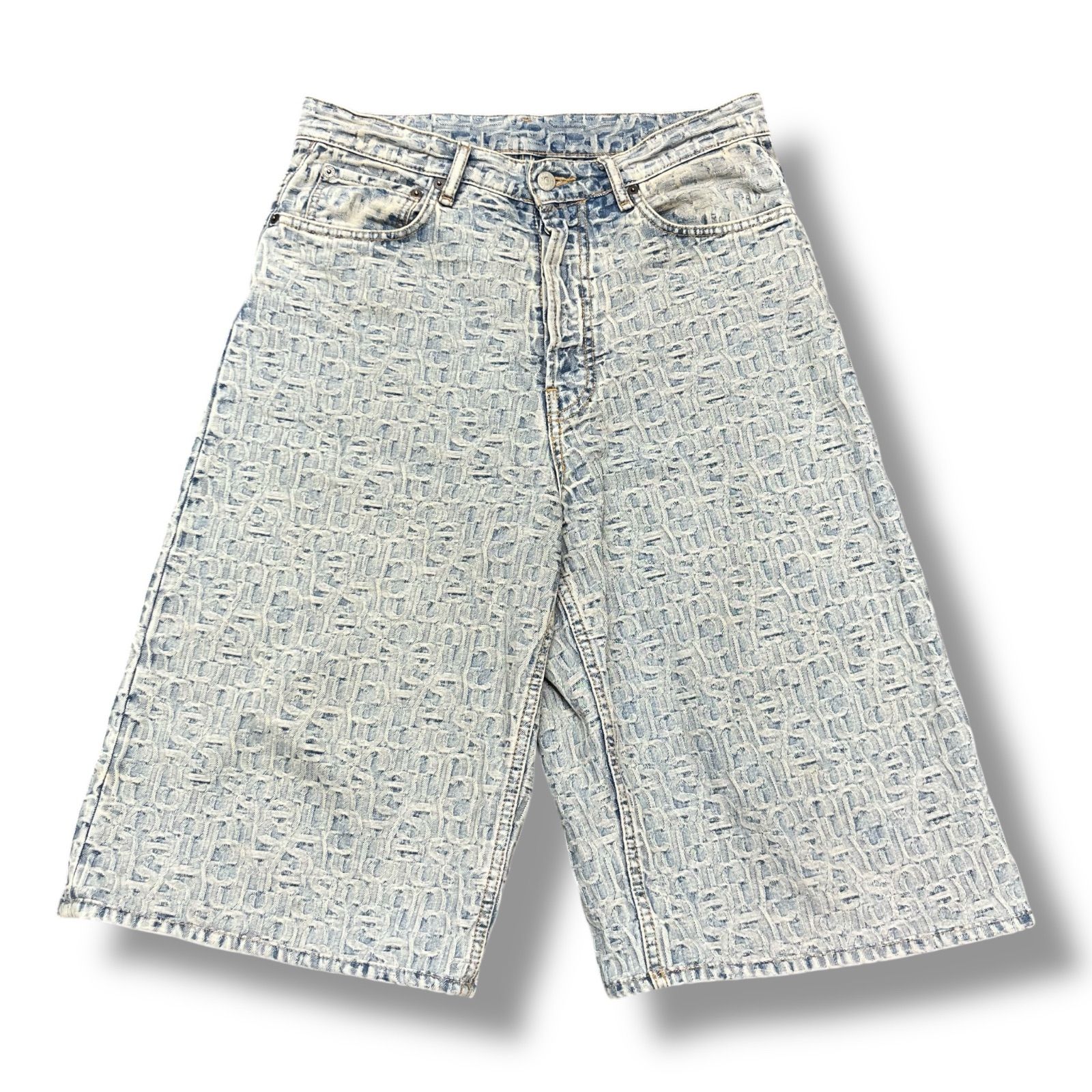 Acne studios アクネ　デニム　ショートパンツ ACNE STUDIOS】在庫少☆ ダメージ加工 デニム ショートパンツ