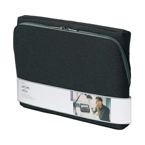 まとめ ソニック バッグインバッグ ユートリム スマ スタ ワイド A4 立つバッグインバッグ A4 ブラック UT-1905-D ×3セット