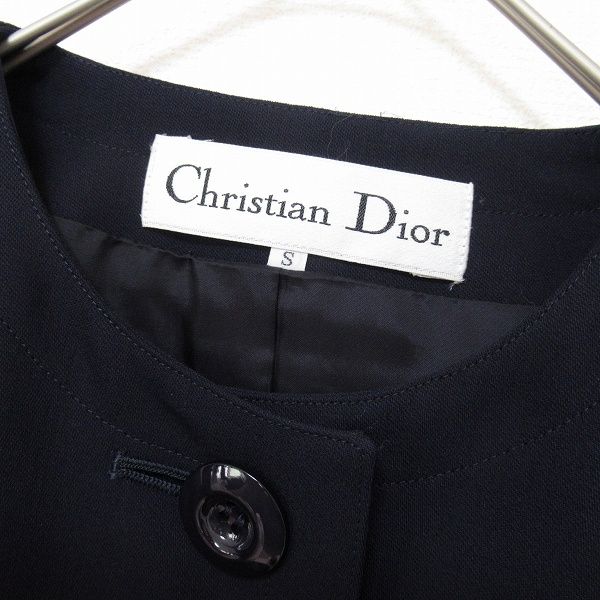 クリスチャンディオール ChristianDior ヴィンテージ ノーカラー