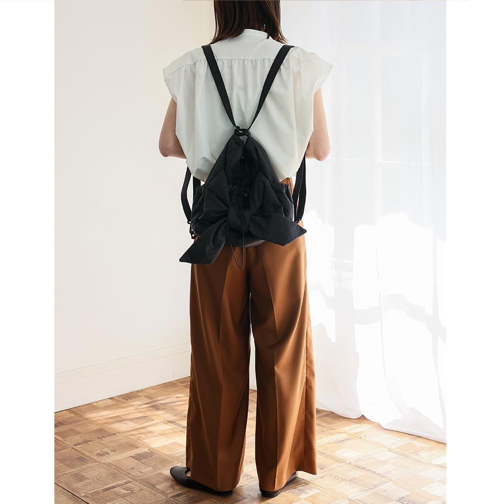 wayリボンショルダーパフリュック