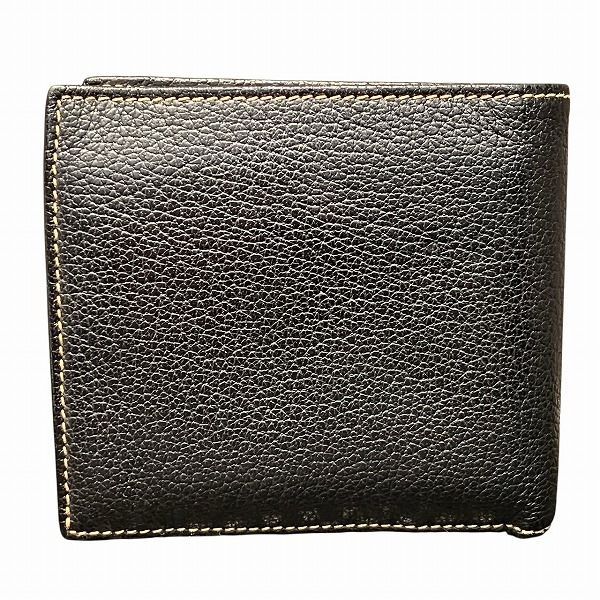 未使用✨ブルガリ レザー　折り財布　ブラック メンズ 早い者勝ち BVLGARI ブルガリ 二つ折り財布 ブラック レザー