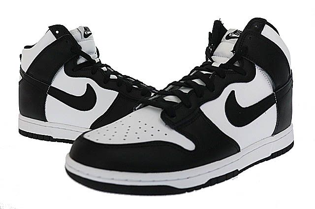 ナイキ NIKE DUNK HIGH RETRO Championship White PANDA BLACK/WHITE 
