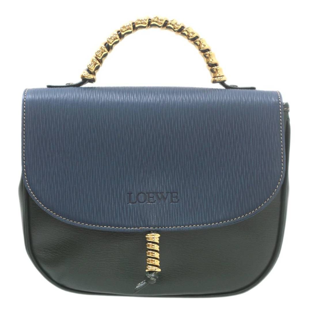 【みー】ロエベ　ベラスケス　２way　ハンドバック　ショルダー　バイカラー 希少 LOEWE ロエベ ベラスケス バイカラー 2way ショルダー ツイスト