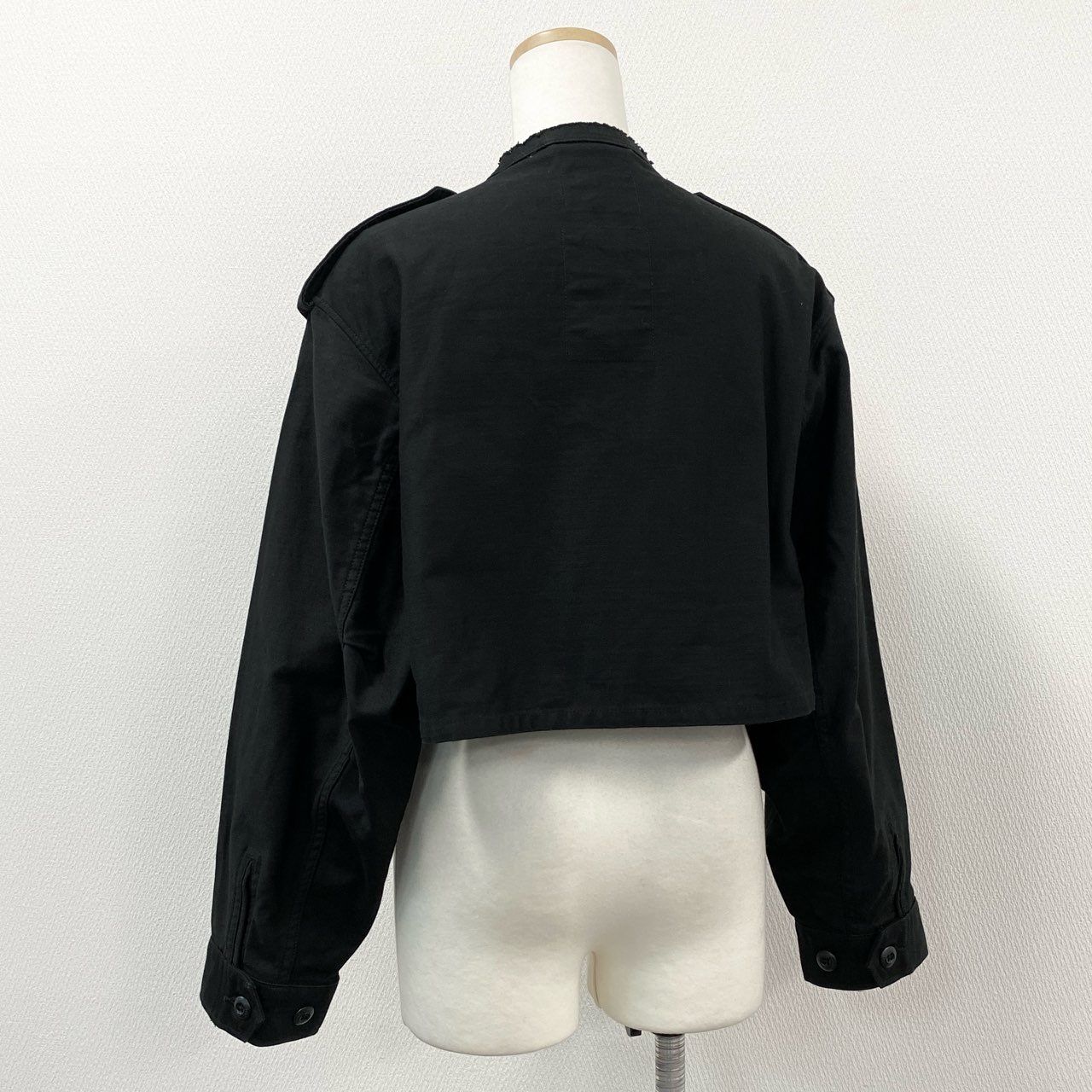 SIMSON バイクジャケット LWサイズ ブラック/グリーン 1g2 HYKE ハイク 25ss TYPE M-51 FIELD CROPPED JACKET