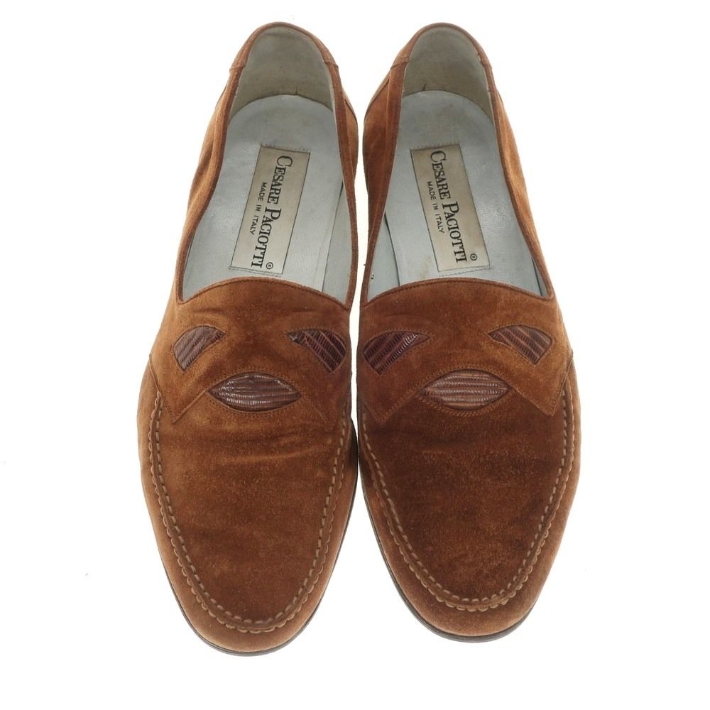 中古】チェーザレ パチョッティ CESARE PACIOTTI スエード ローファー 