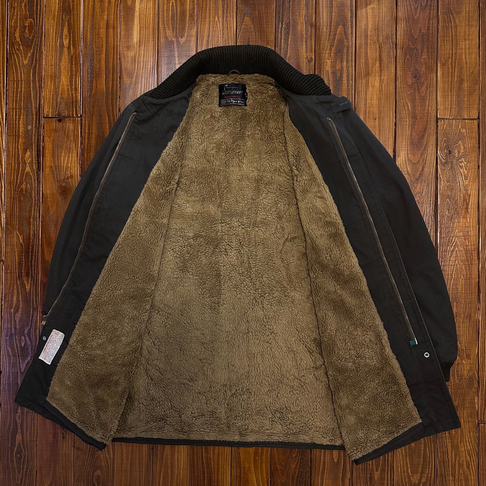 SEARS PERMA-PRESTシアーズ】裏ボアミリタリーコート