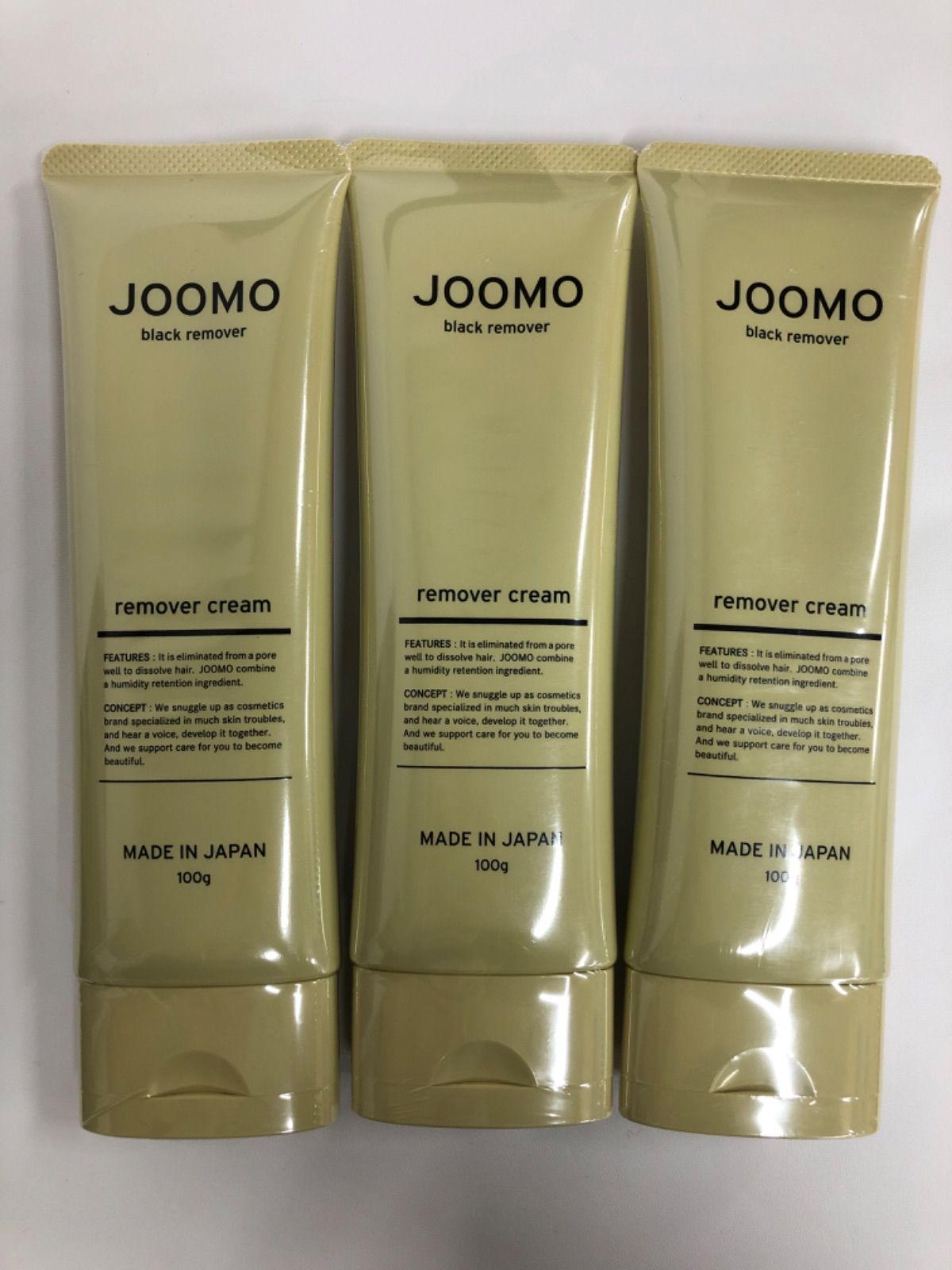 D1251 K JOOMO ブラックリムーバーSM-N 除毛クリーム 100g 3点セット