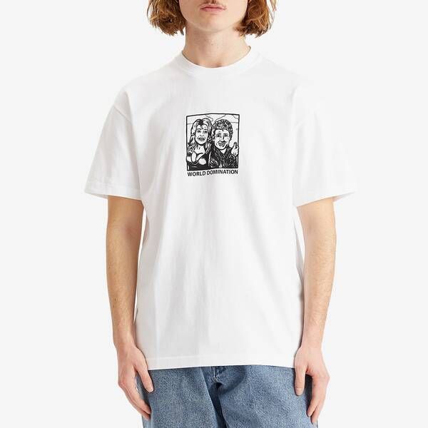 [Polar Skate Co] 「WORLD DOMINATION」 半袖Tシャツ Tee | World Domination - Heather Grey – Polar Skate Co.