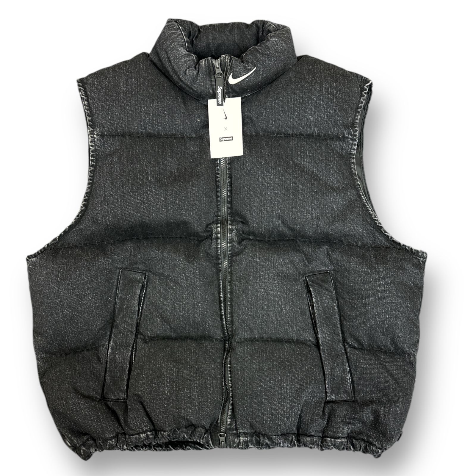 国内正規 新品 Supreme × NIKE 24SS Denim Puffer Vest デニムパファー 
