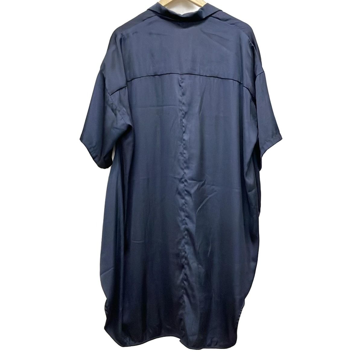 ENFOLD エンフォルド 半袖シャツ サイズ38 M レディース - 300GA130-0130 ネイビー 23AW|半袖 USTAUSTRALIA_COM_AU