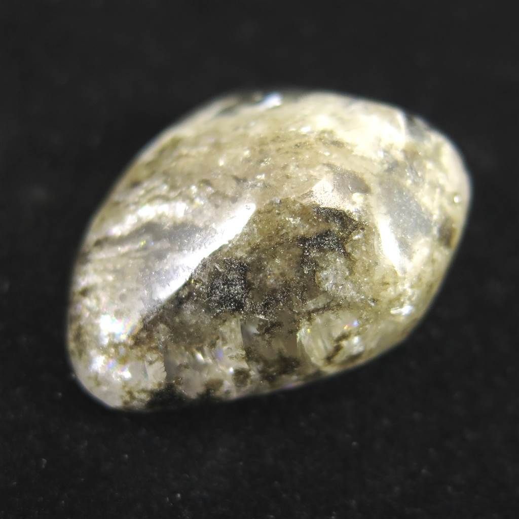 ロシア産 フェナカイト 原石 タンブル 14.77g 鑑別書付 【榎本通商