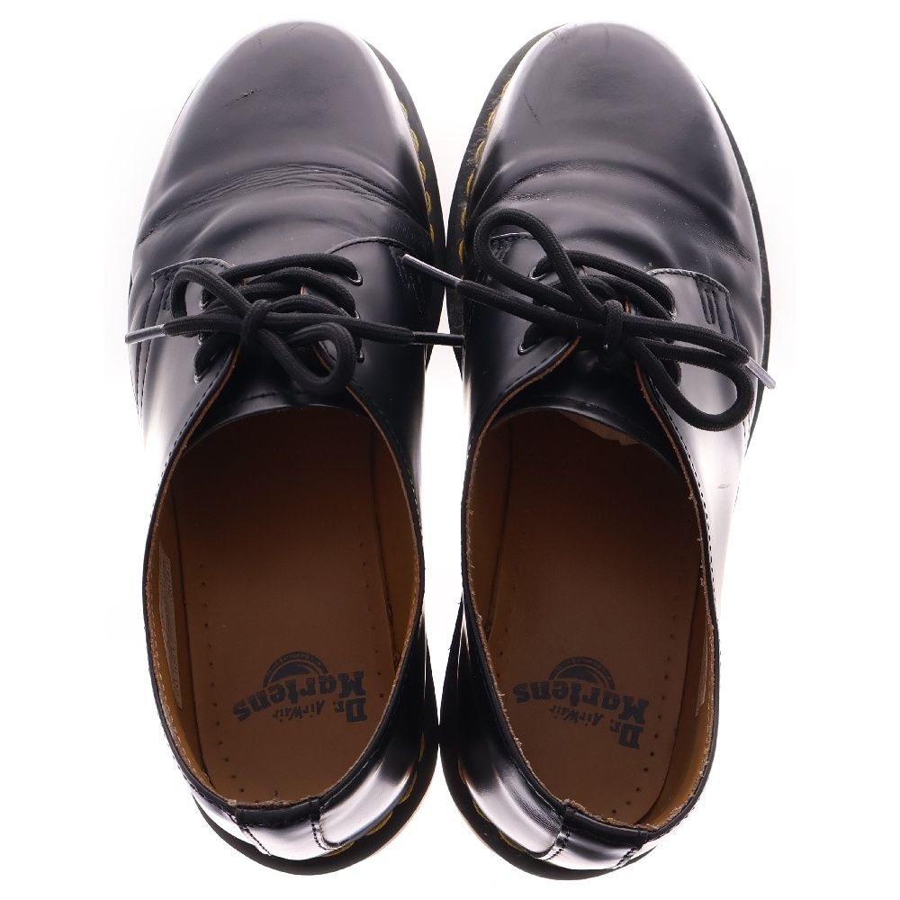 Dr. Martens ブラックレザーシューズ - メルカリ