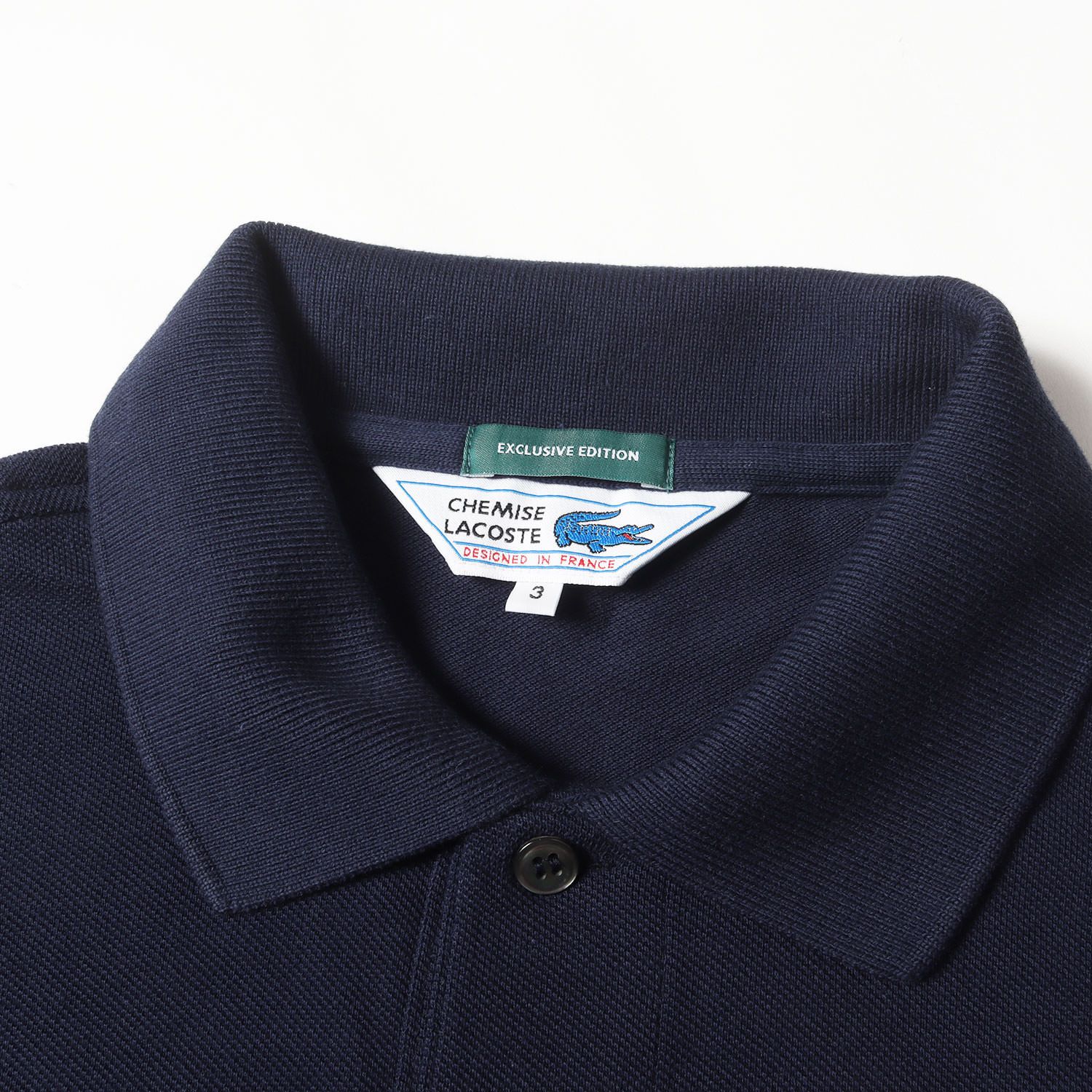 美品　SHIPS別注　LACOSTE ラコステ　ポロシャツ　サイズM ネイビー LACOSTE ポロシャツ 「SHIPS別注」LACOSTE: クラシック