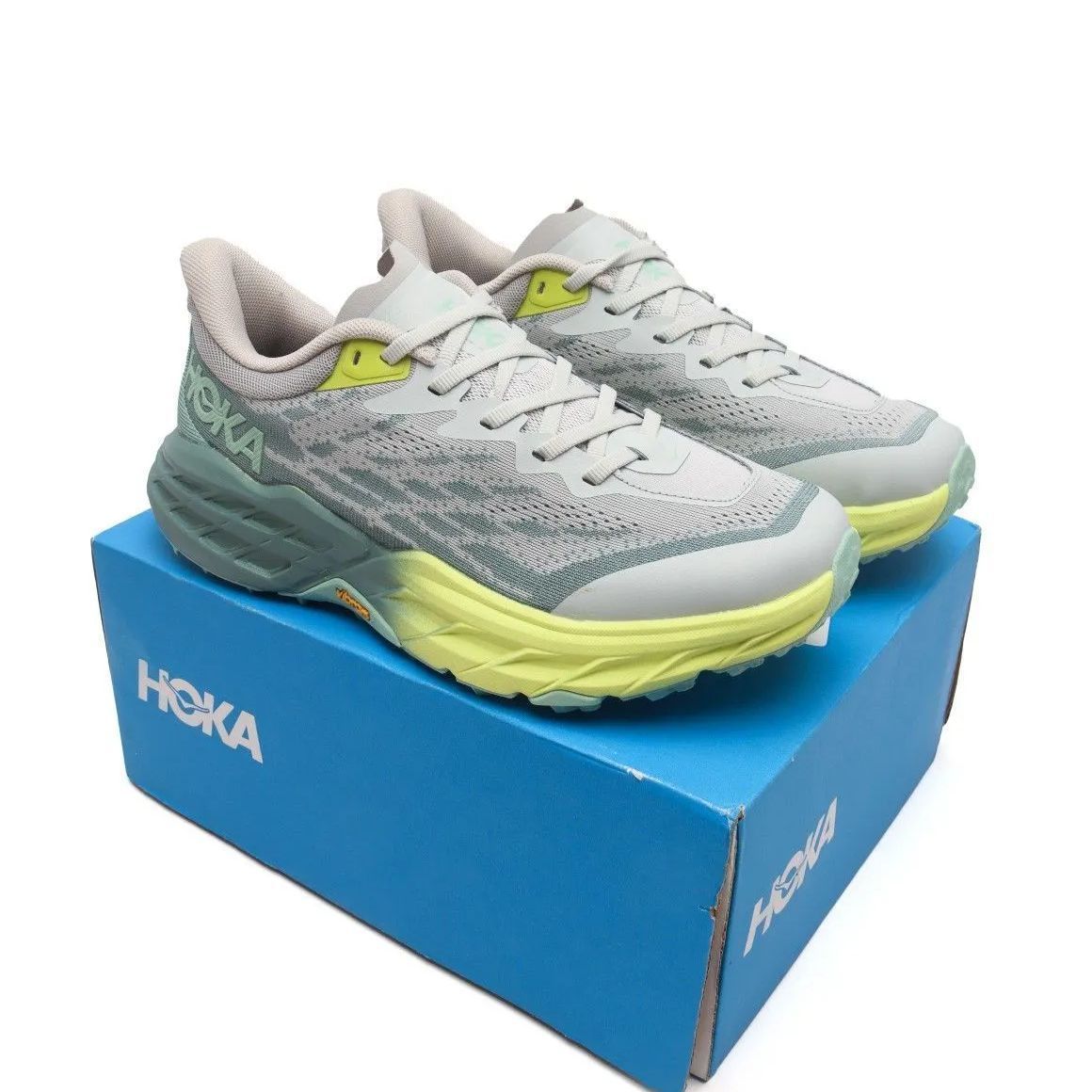 HOKA ONE ONE ホカ オネオネ M SPEEDGOAT 5 Grey/Green ユニ