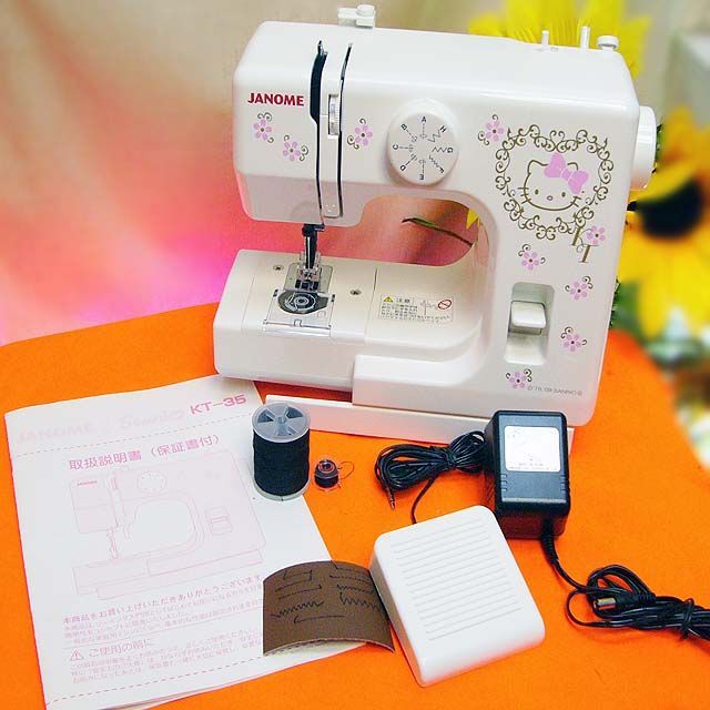 JANOME - 【◆Hallo Kittyモデル◆JANOME KT-35】整備済み品 71nGvmt9aNL.jpg_BO30,255,255,