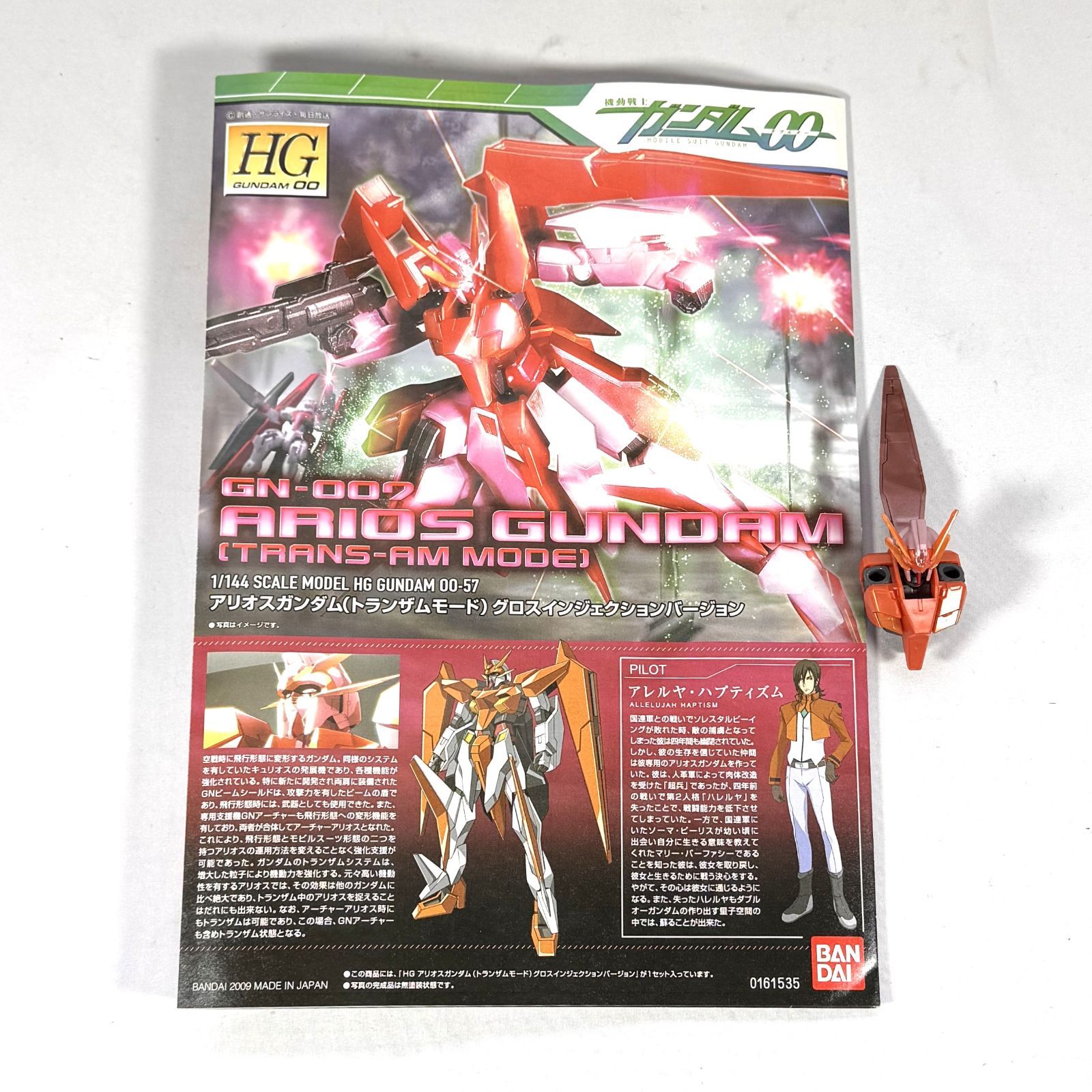 HG 1/144 アリオスガンダム（トランザムモード）グロス