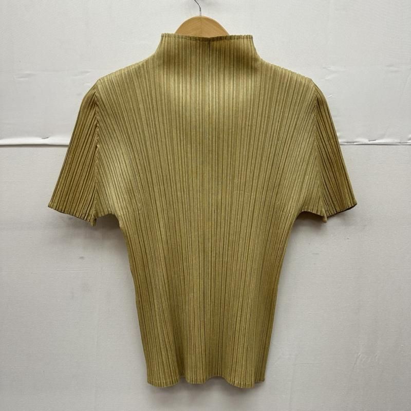 PLEATS PLEASE プリーツプリーズ カットソー 半袖 ISSEY MIYAKE プリーツ ハイネック PP 61-JK 162