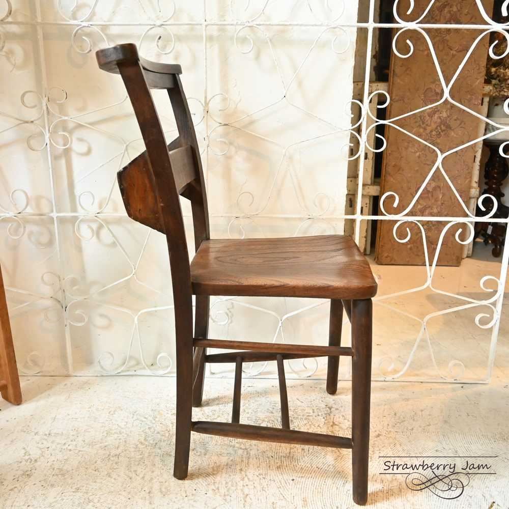 L3705-17-8 英国アンティーク チャーチチェア ダイニングチェア 教会 L3705-17-8 英国アンティーク チャーチチェア ダイニングチェア 教会