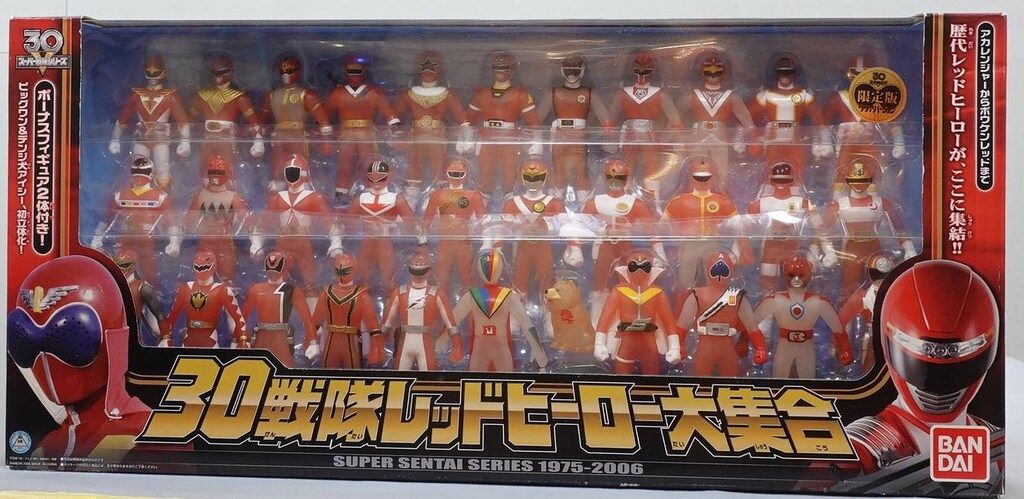 スーパー戦隊シリーズ 30戦隊レッドヒーロー大集合 限定版クリア