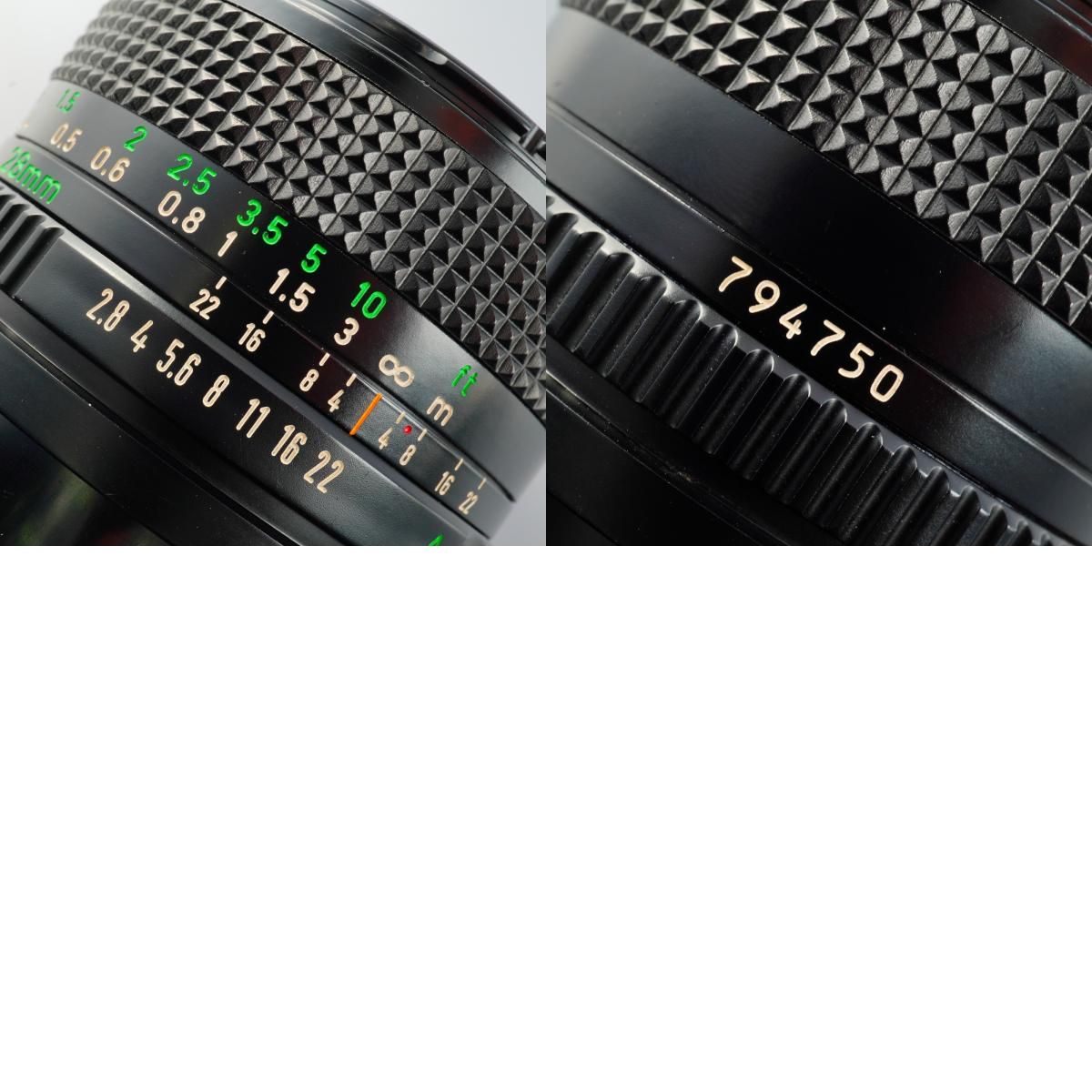 Canon キヤノン FD 28mm F/2.8 クリアランス 単焦点レンズ Canon