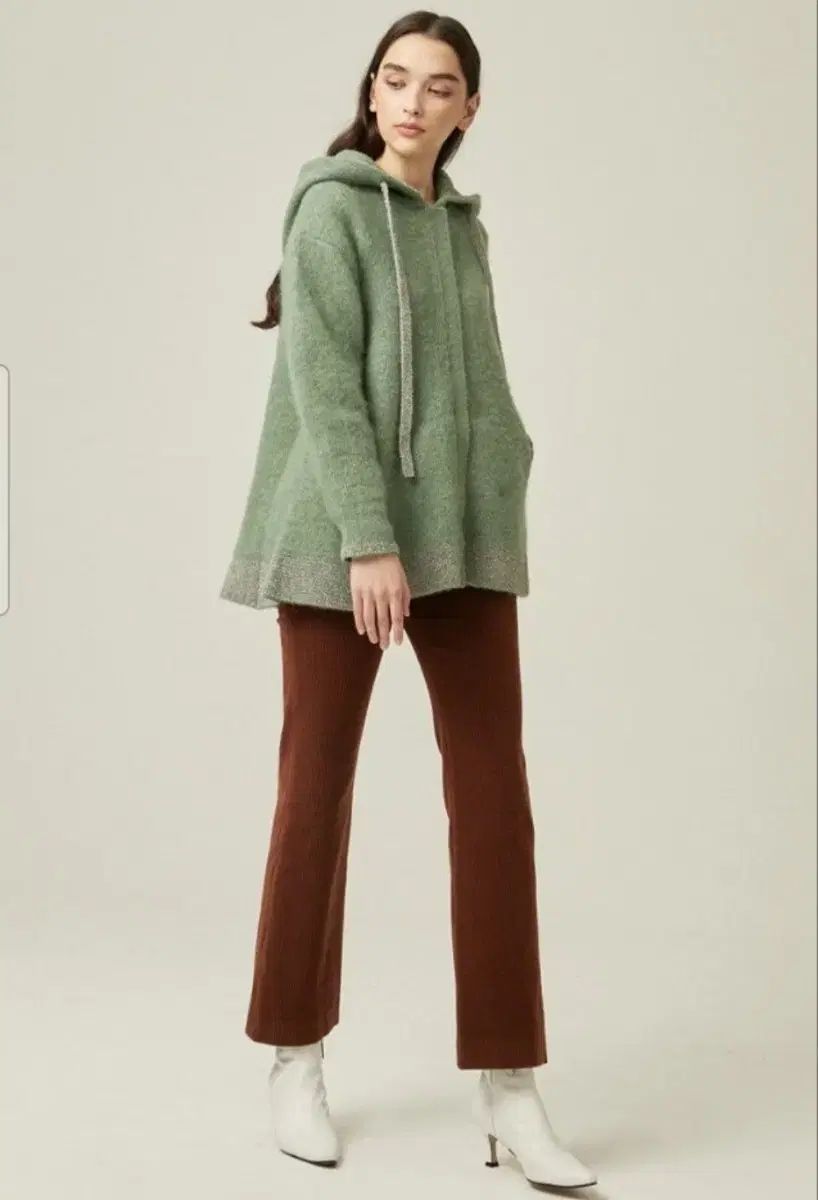 オブジェ アルパカウール WHO ジップアップ パーカ 90サイズ