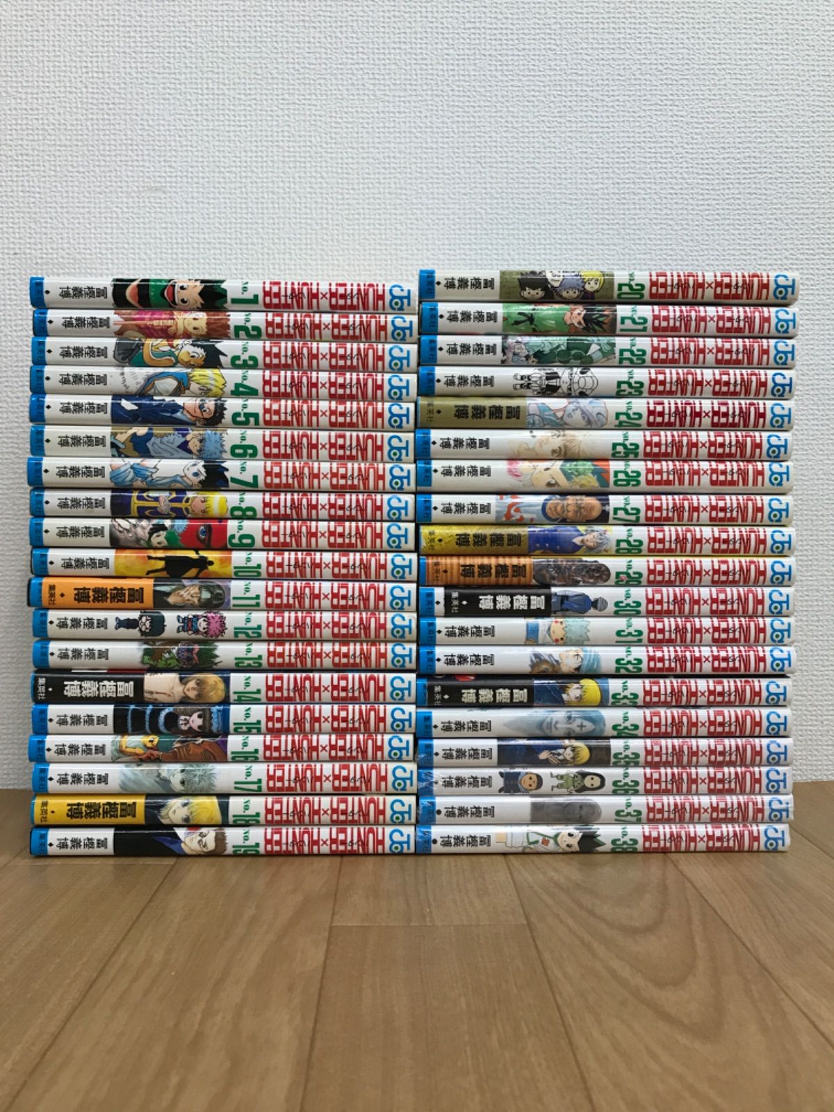 ☆②【未開封4冊】ハンターハンター HUNTER×HUNTER 1~38巻 全巻