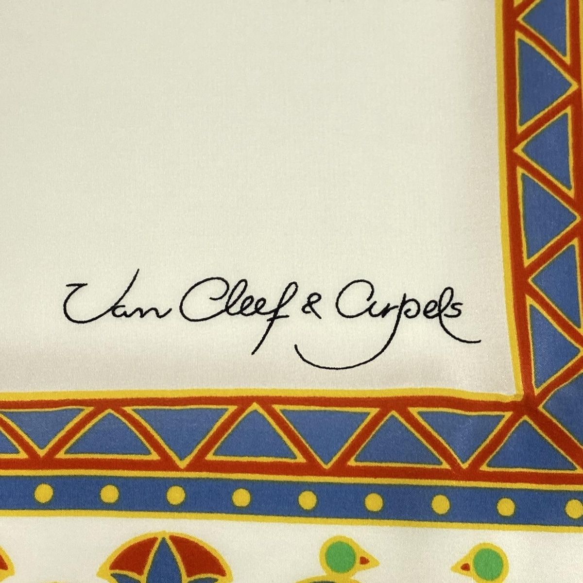 Van Cleef and Arpels ヴァンクリーフアーペル◆スカーフ VanCleef & Arpels(ヴァンクリーフ&アーペル) スカーフ美品