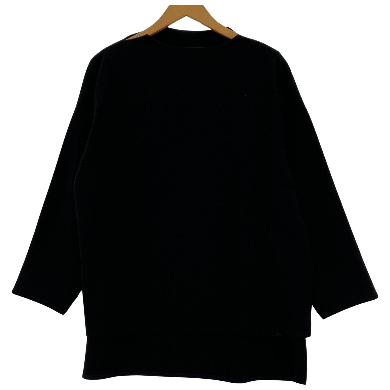 12/9迄❗️ENFOLD 38 BLACK カットソー 素敵です！ エンフォルド ENFOLD 長袖カットソー サイズ38 M - 白 レディース プル