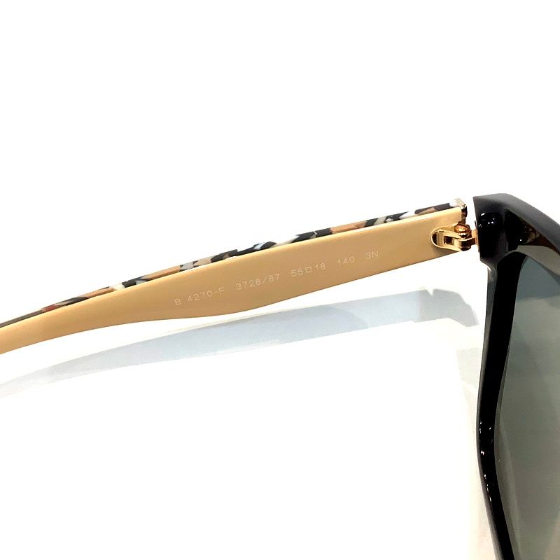 BURBERRYサングラス B4270-F /55□18 140ノバチェック柄【中古】KB