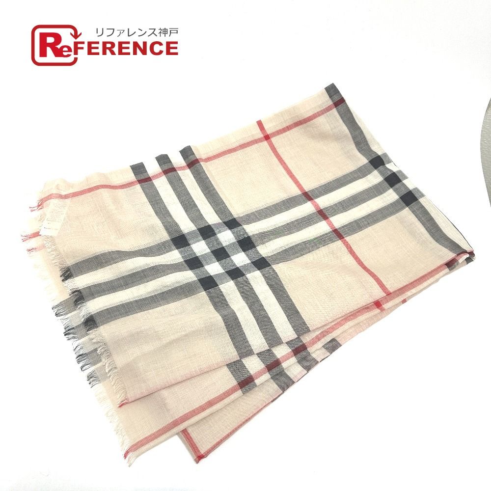 BURBERRY チェック柄ウールストール BURBERRY バーバリー ストール チェック柄 ウール - メルカリ