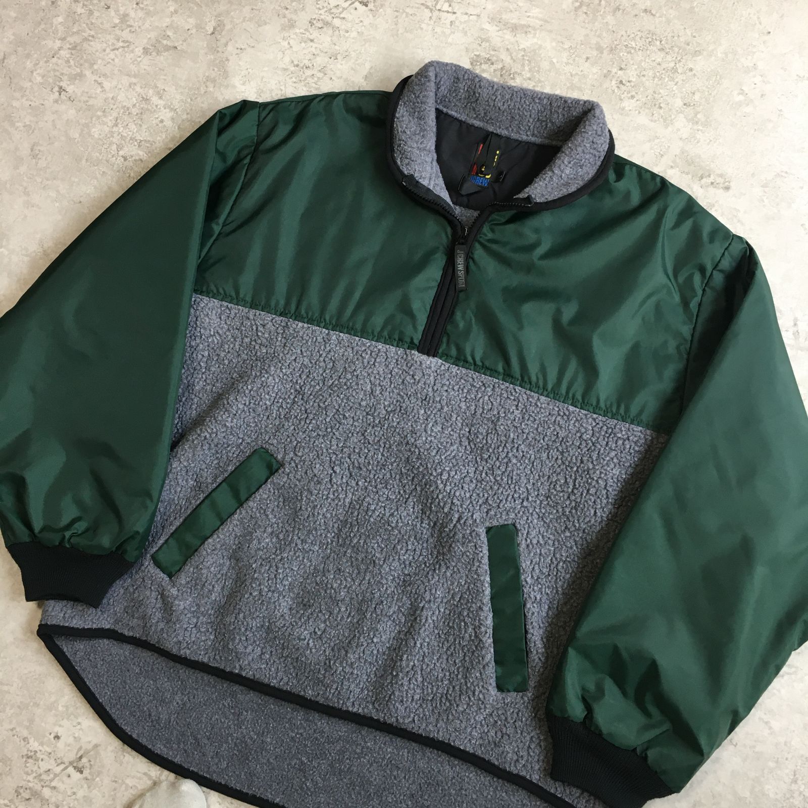 90S J.CREW ヘリンボーン ハーフコート ジェイクルー ジェイクルー ヘリンボーン ウール チェスター ハーフコート 90s