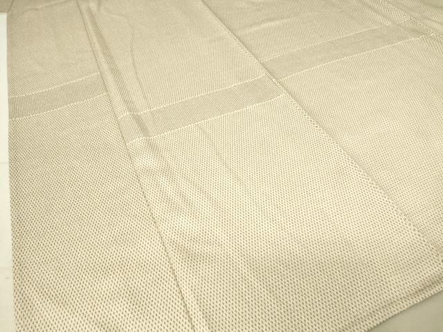 平和屋着物▽上質な小紋 単衣 吉祥間道 正絹 逸品 BAAT9108yc 平和