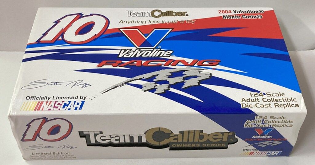 Team Caliber 1/24OWNERS SERIES 2004 NASCAR Scott Riggs #10 Valvoline/Monte Carlo O2-10VA