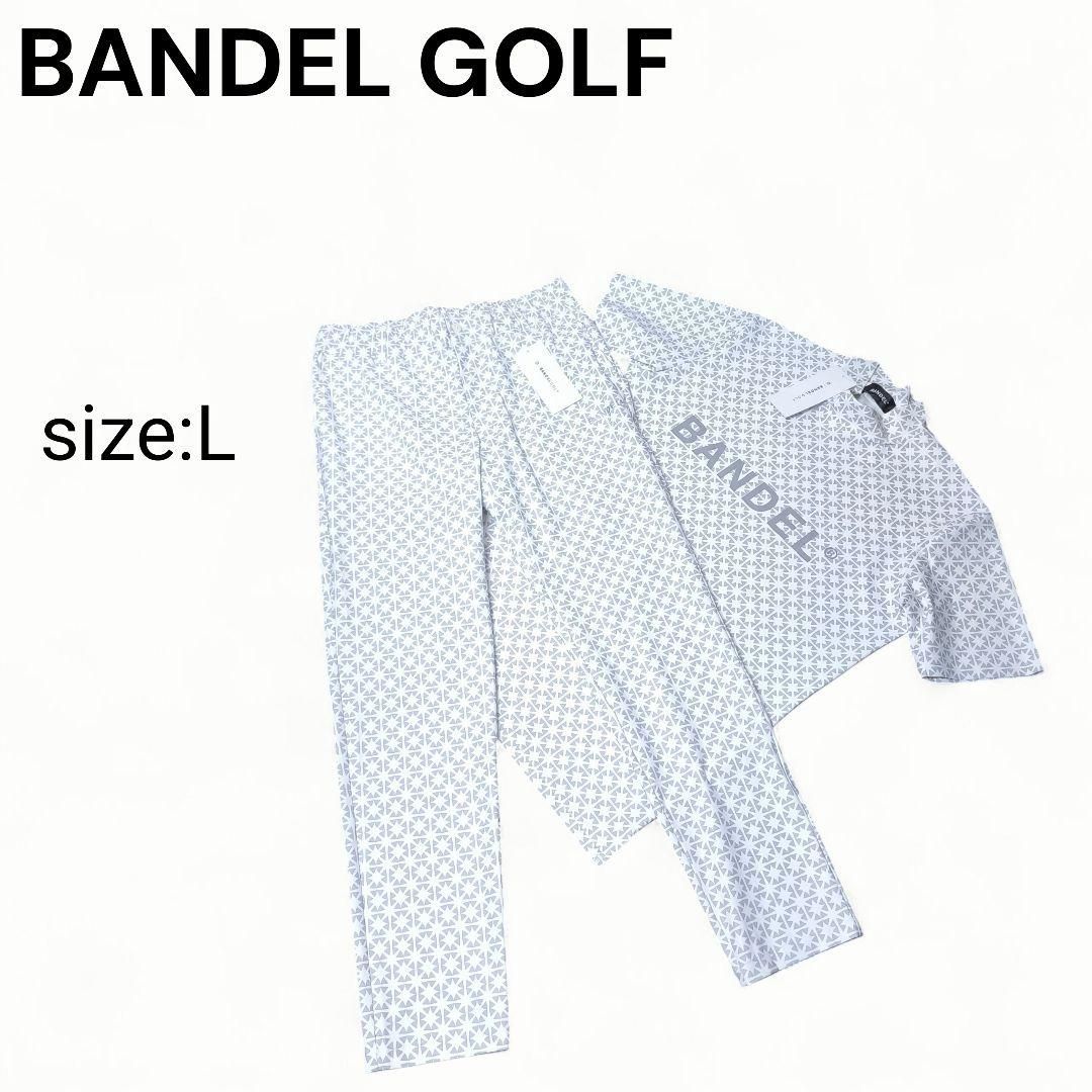 【極美品】 BANDEL GOLF 総柄 セットアップ モックネック パンツ 極美品】 BANDEL GOLF 総柄 セットアップ モックネック パンツ - メルカリ