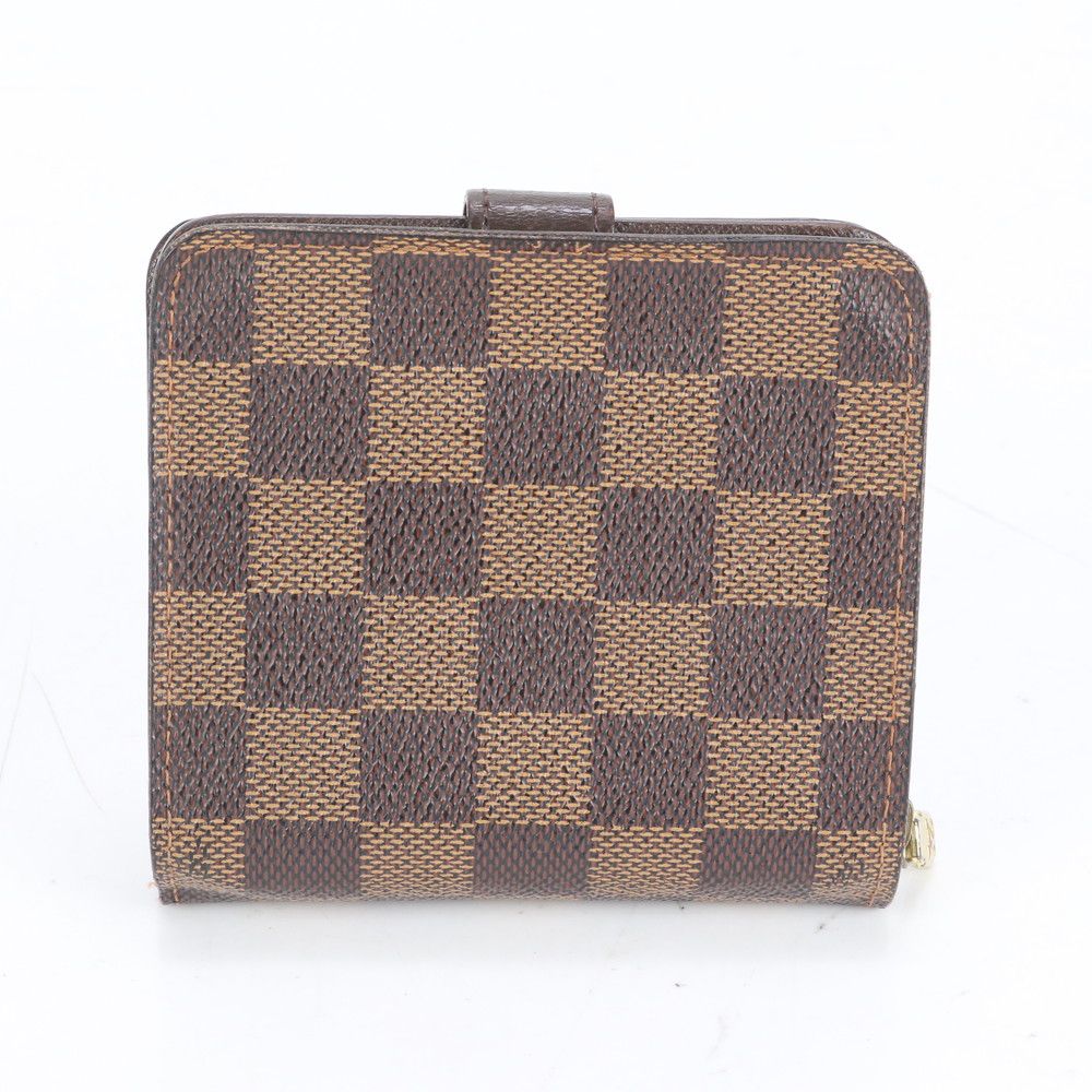 美品✨️　ルイヴィトン　ダミエ　コンパクトジップ　二つ折り財布　財布 1-0221668-1.jpg