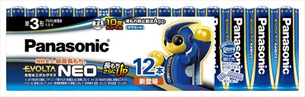 まとめ買い-5点セット エボルタネオ 単３形 １２本お買い得パック ＬＲ６ＮＪ １２ＳＷ パナソニック 乾電池